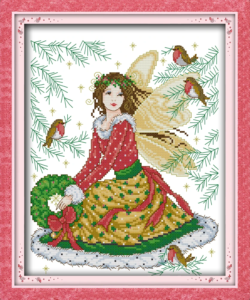 

Сказочная детская вышивка, набор для рукоделия aida 14ct 11ct