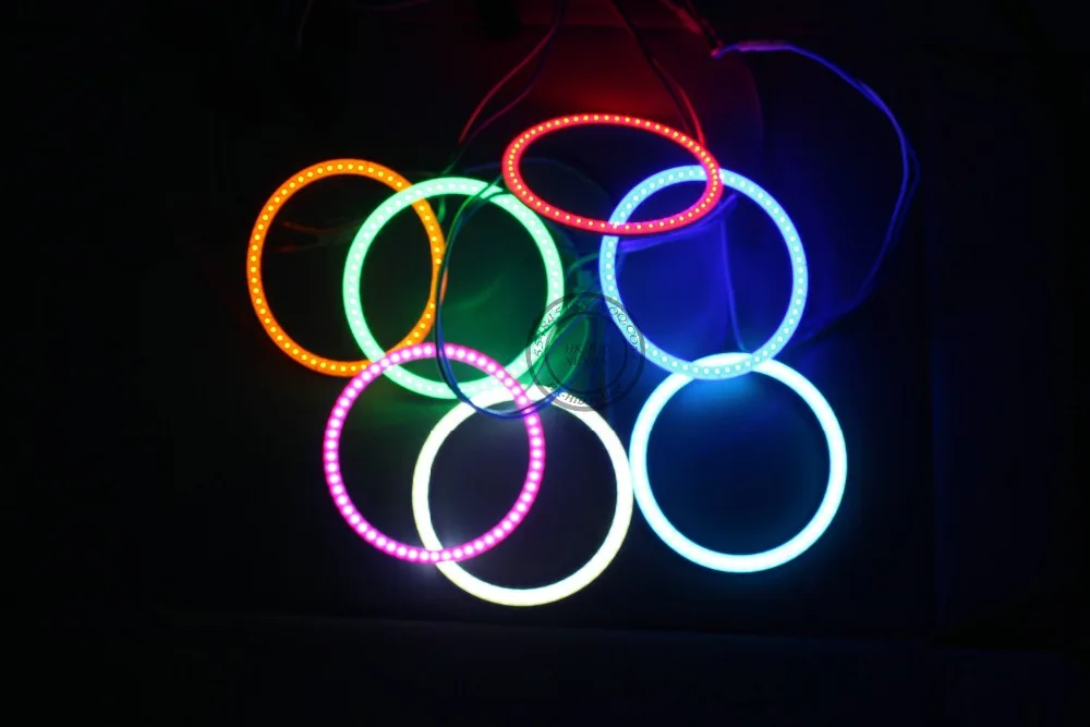 

Free shipping Hot sale 10W Angle headlight 160MM 100% waterproof COB Angle Eye Rings long time warranty for all cars