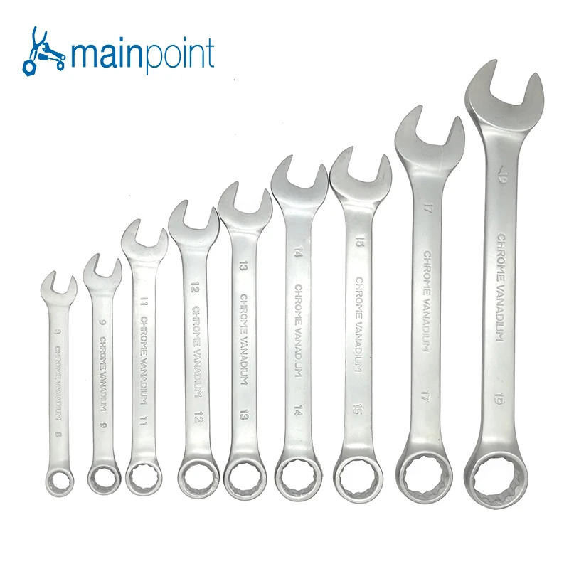 

Mainpoint 1 set 8-19mm Quick Reversible Combination Metal Spanners Wrench Set Mechanical Torque Spanner Manual Hand Tools