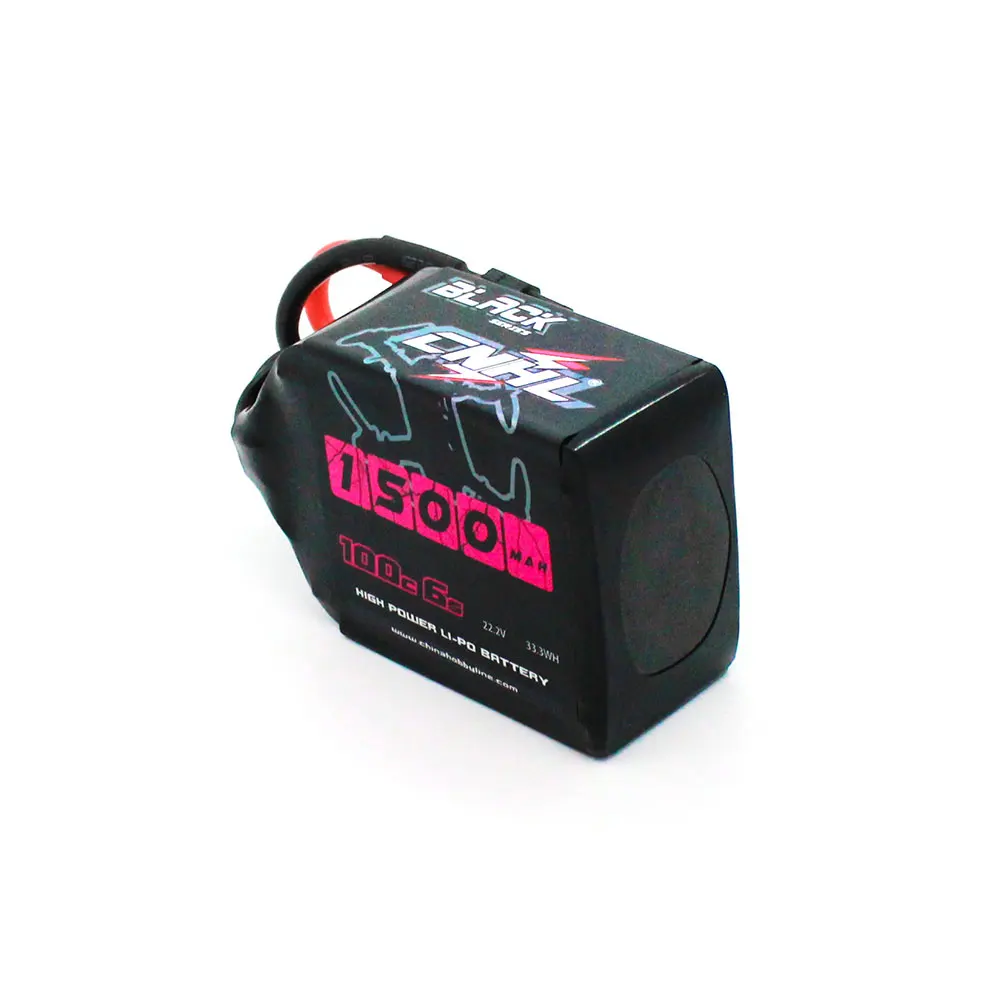 2 шт. CNHL черная серия 1500mAh 6S 22,2 V 100C Lipo аккумулятор lipo с разъемом XT60 для RC грузовика самолета FPV