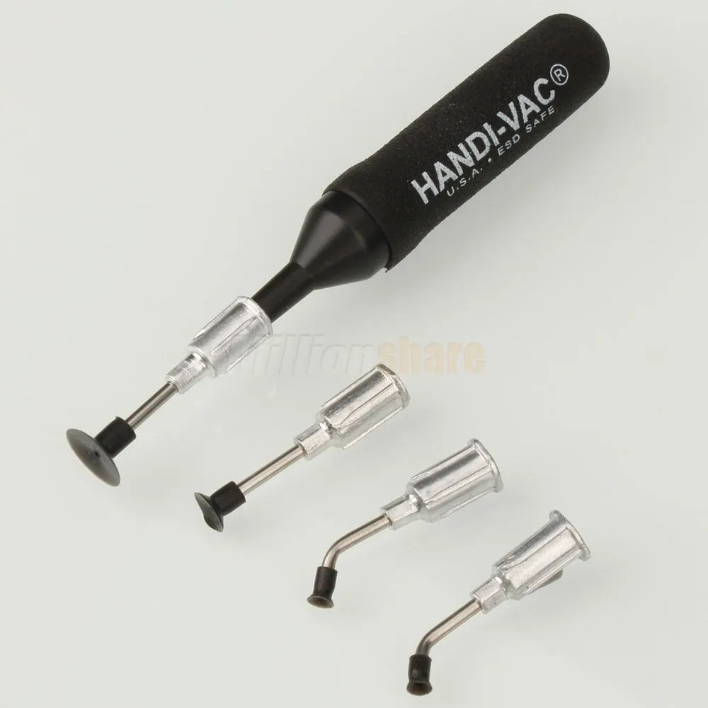

Mini Vacuum Sucking Pen IC SMD Sucker Pick Up Hand 4 Suction Headers Tools Vacuum Suction Pen