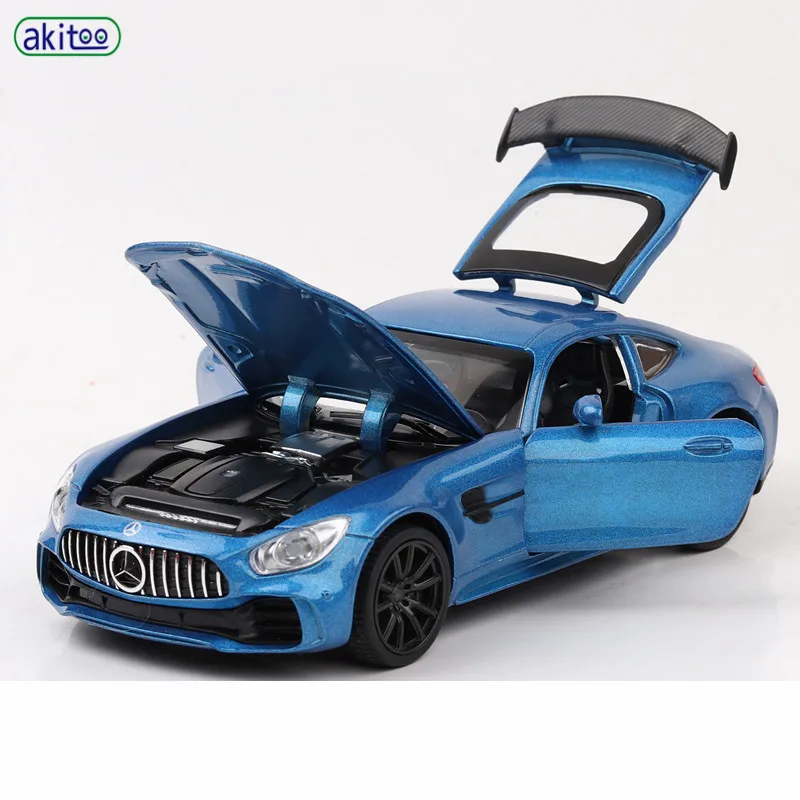 Akitoo Mercedes Benz GT супер спортивная модель автомобиля Игрушечная из сплава звук и свет
