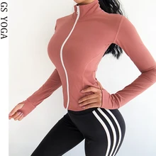 Женское Спортивное Укороченное пальто, сексуальное, для бодибилдинга, для бега, быстросохнущее, для тренировок, для спортзала, пальто с длинными рукавами, для йоги, топ, осенняя и зимняя одежда