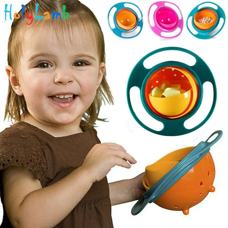 Children Universal 360 Rotate Spill-Proof Bowl Dishes Kid Baby Avoid Food Spilling Feeding Bowls Practical Dinnerware Tableware Children Universal 360 Rotate Spill-Proof Bowl Dishes Kid Baby Avoid Food Spilling Feeding Bowls Practical Dinnerware Tableware