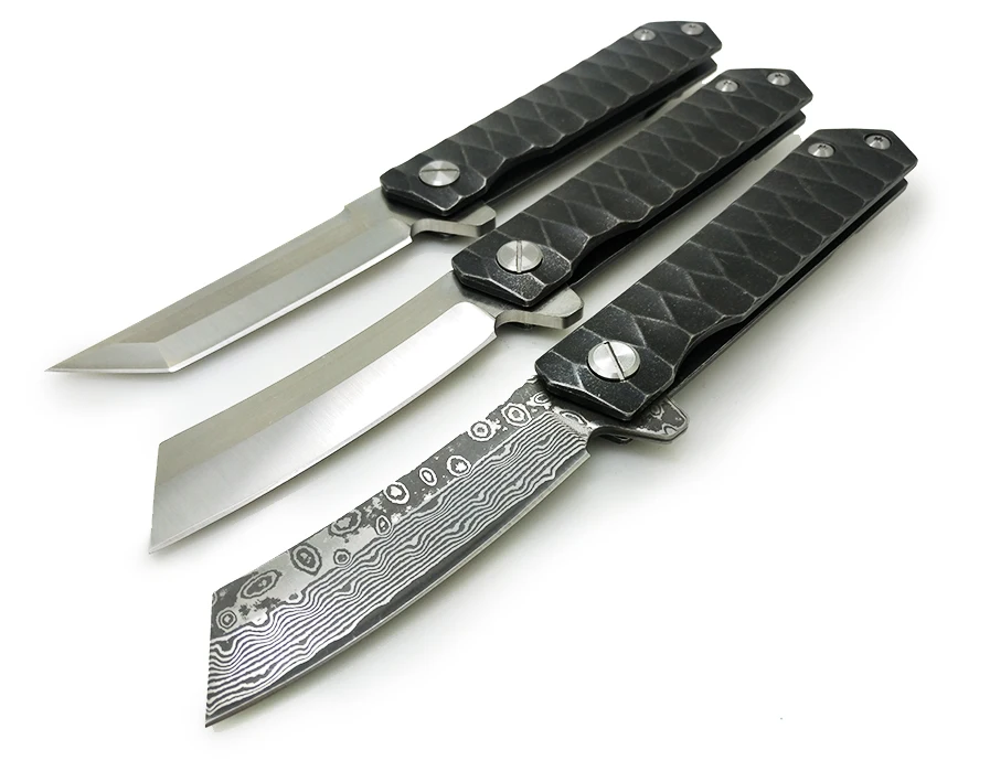 Kwaiken D2 Танто Нож складной тактический бритва дамасский подшипник охотничий выживания карманные ножи открытый боевой Кемпинг EDC инструмент