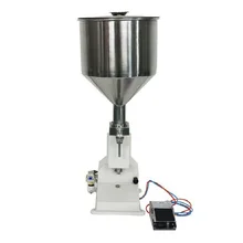 Ручная машина для наполнения пасты, томатный пастообразный наполнитель, машина для наполнения сливок на продажу