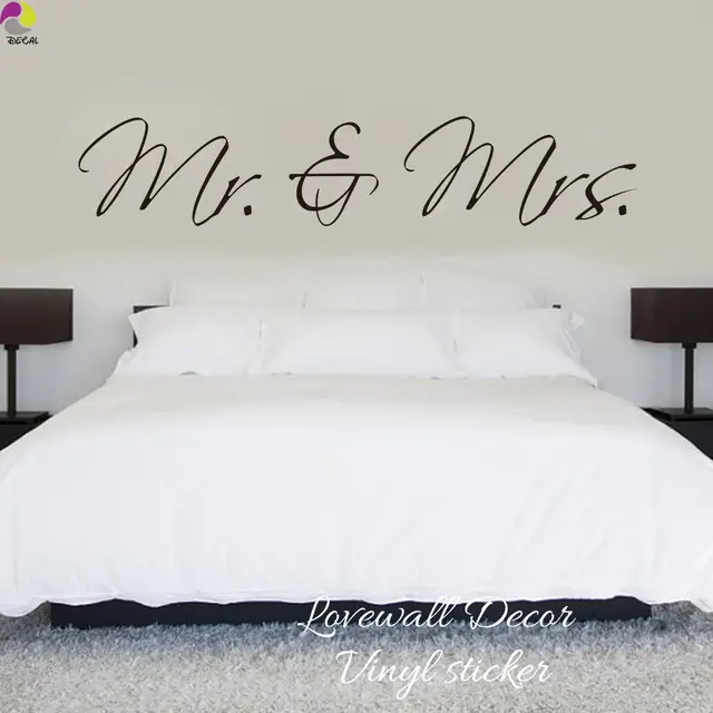 Online Shop Mr Mrs Wall Sticker Bedroom Sofa Wedding Room Party Adorable King And Queen Love Quotes Online Shop Mr Mrs Wall Sticker Bedroom Sofa Wedding Room Party Adorable King And Queen Love Quotes
