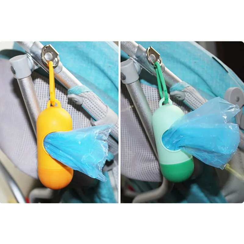 

Disposable Baby Diaper Bag Portable Fashion Nappy Garbage Bag Removable Box Refillable Bin Box Case Baby Organizer Baby Bag