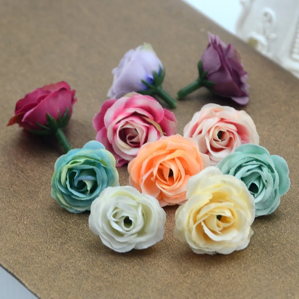 10pcs 3cm Mini Rose Cloth Artificial Flower For Wedding Party Home Room Decoration Marriage Shoes Hats Accessories Silk Flower 10pcs 3cm Mini Rose Cloth Artificial Flower For Wedding Party Home Room Decoration Marriage Shoes Hats Accessories Silk Flower