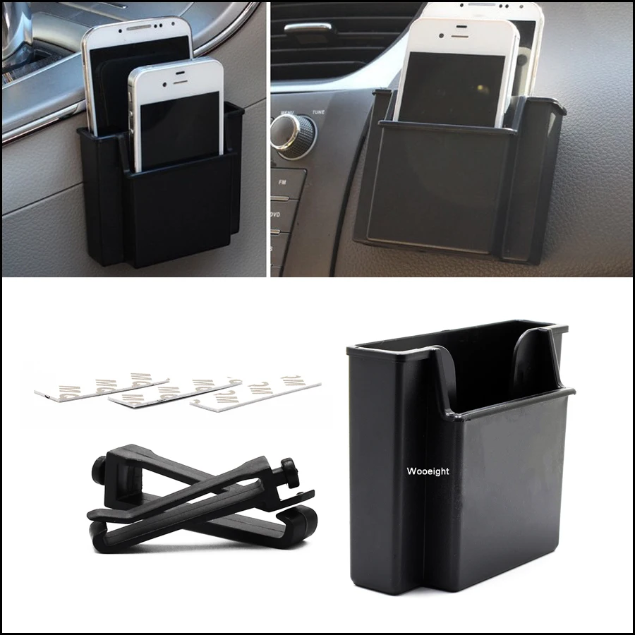 

Wooeight Interior Phone Holder Storage Box Glove Bucket Braket Stowing Tidying Multi-function Car Seat Bag Storage Rack
