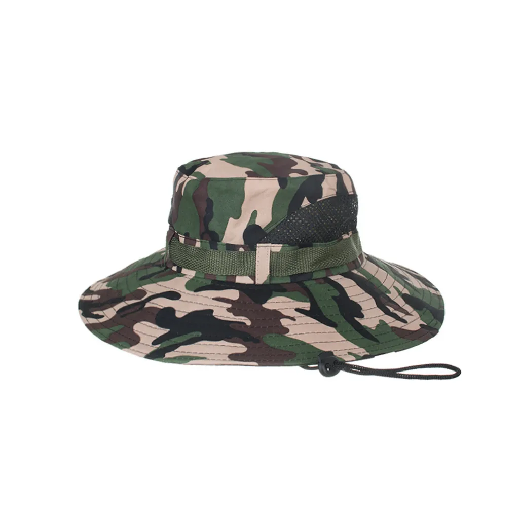 Новинка, модная мужская шляпа fedoras, модная летняя уличная шляпа от солнца, Панама с сеткой, шапка для рыбалки Z425 - Цвет: D