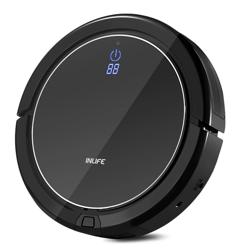 Inlife I7 Intelligent Robotic Vacuum Cleaner With Strong Suction Automatic Charging Remote Control Dust Sterilize Cleaner