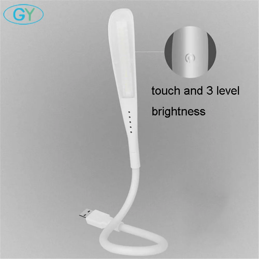 2 8 Вт сенсорный Диммируемый светодиодный книжный светильник USB plug and play