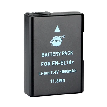 

DSTE Replacement for EN-EL14 Battery Compatible Nikon D5100 D5200 D5300 D5500 DF P7100 P7200 P7700 P7800 D3400 D5600 as EN-EL14A