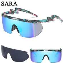 2 линзы Gafas Feminino новые модные брендовые солнцезащитные очки Neff Винтажные Солнцезащитные очки с покрытием очки для вождения для мужчин/женщин Oculos De Sol