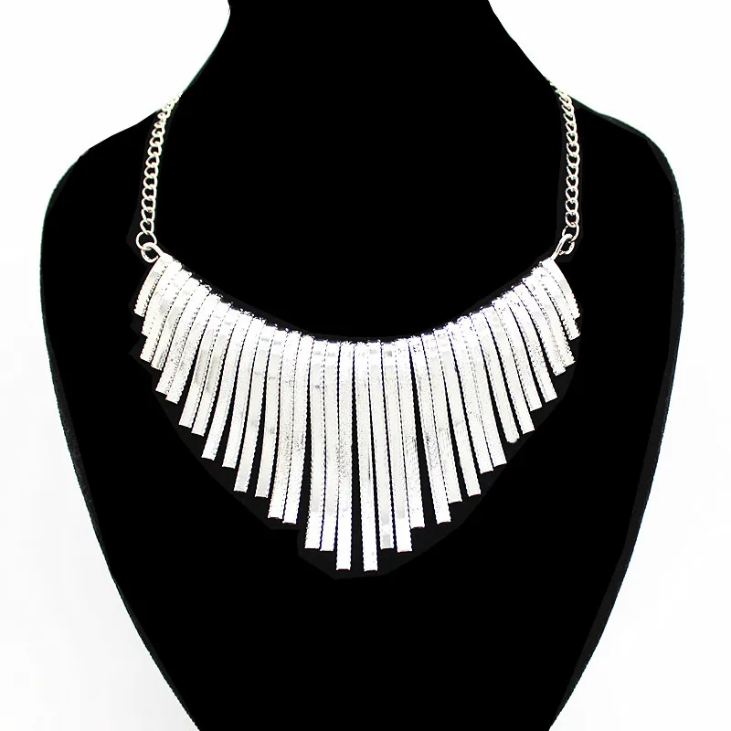 Collar para Gargantilla grande y gruesa, Color y plateado, 2019|Collares - AliExpress