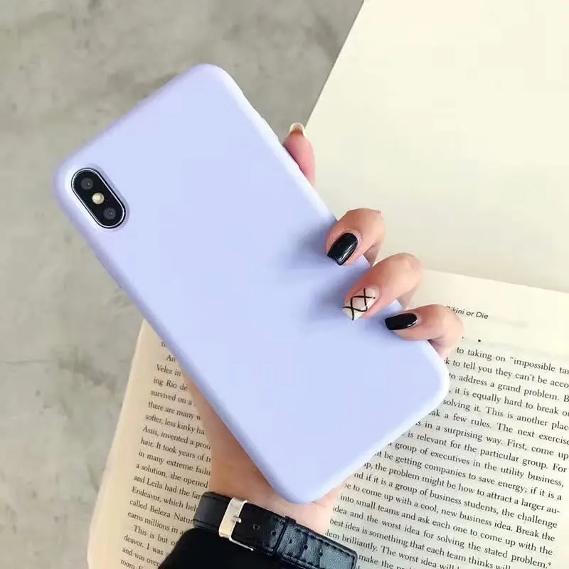 

for iphone x xs xr case Liquid Silicone Case for iphone 7 7plus 8 8plus 6 6s Soft Silky Touch SHock Proof Hard Cover no Logo