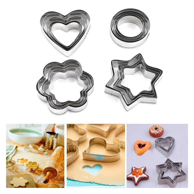 cake ring and cookie cutter set