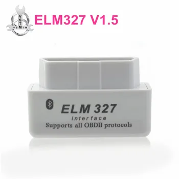 

Newest Super MINI ELM327 V1.5 Bluetooth Power Switch 16Pin OBD scanner works on Android Torque chip PIC18F25K80 ELM 327 V 1.5