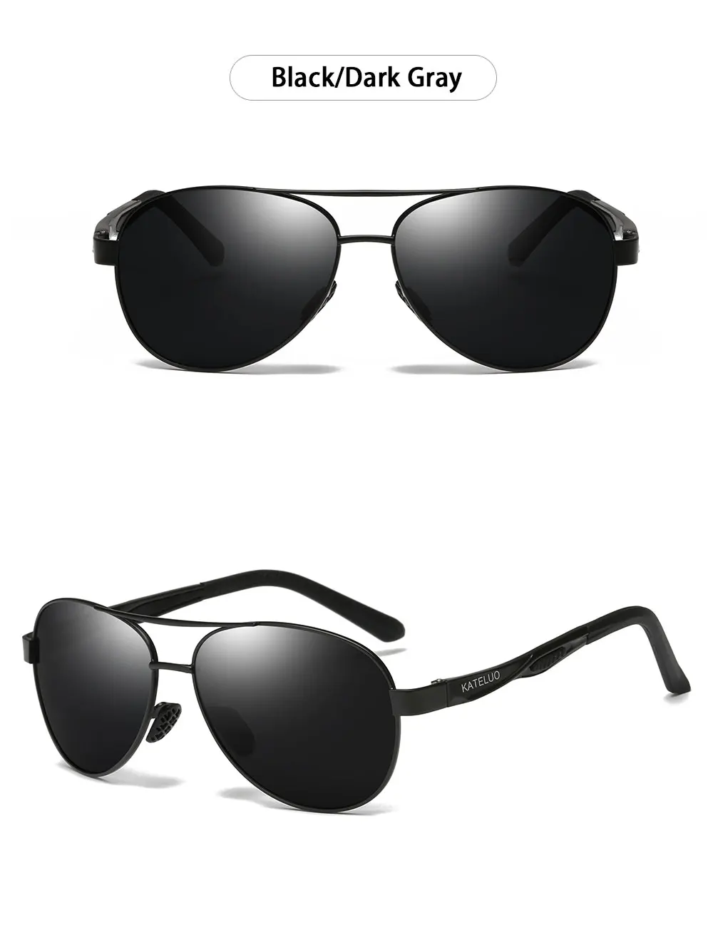 KATELUO, классические, мужские, s, алюминиевые, военные, качественные солнцезащитные очки, HD, поляризационные, UV400, мужские солнцезащитные очки, для мужчин, очки, аксессуары, 7753