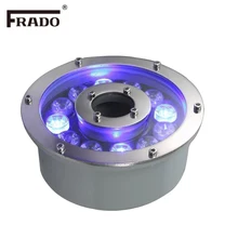 Горячая Распродажа фонтан со светодиодным освещением 6 Вт 9 Вт 12 Вт 18 Вт Светодиодный светильник для бассейна AC12V AC24V подводные огни фонтаны водонепроницаемый Ip68