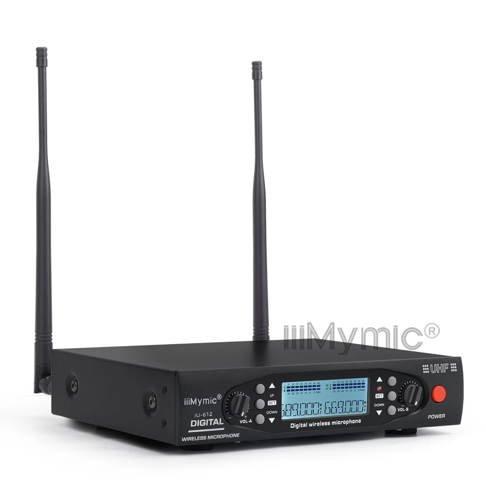 IU-612 PLL UHF Wireless Microphone System 2 way
