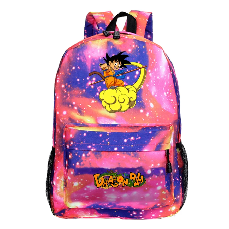 Dragon Ball Goku рюкзак для Galaxy для женщин и мужчин дорожные сумки для студентов, детский школьный рюкзак для мальчиков и девочек, детская сумка для книг