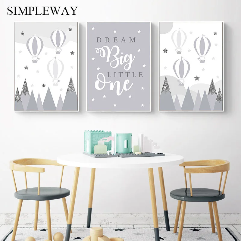 Минималистичный плакат на холсте Мультяшные простые цитаты настенный