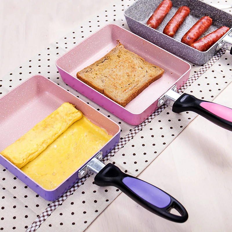 13x18/15x18 CM Tamagoyaki Egg Rolls Pan Non stick Steak Frying Pans