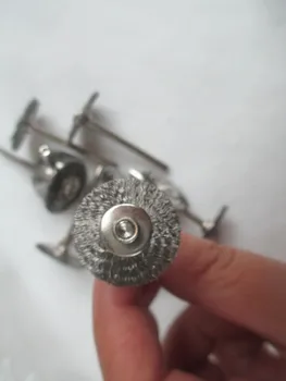 

New 10pcs 22mm Steel rotary brush dremel Wire wheel Brushes Grinder Rotary Tool Dremel Accessories for mini drill Polishing