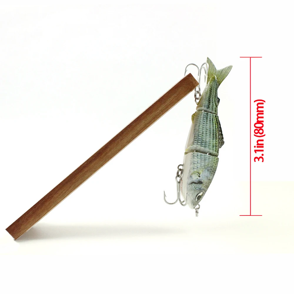 MM. largo 8 cm/7,7G pequeña pesca señuelos 3 segmento realista Crankbait lento se hunde Swimbait duro enojado cebo de pescado abordar Pesca MML03B-1 MM. largo 8 cm/7,7G pequeña pesca señuelos 3 segmento realista Crankbait lento se hunde Swimbait duro enojado cebo de pescado abordar Pesca MML03B-1