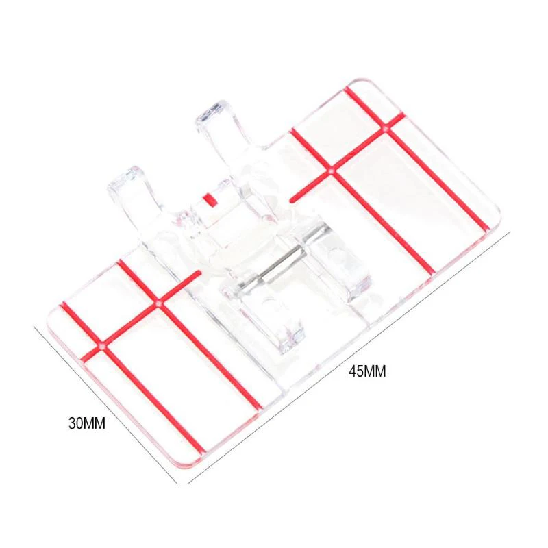 

1pcs Plastic Parallel Sewing Machine Presser Foot for Household Darning Accessories Dropshipping FAS