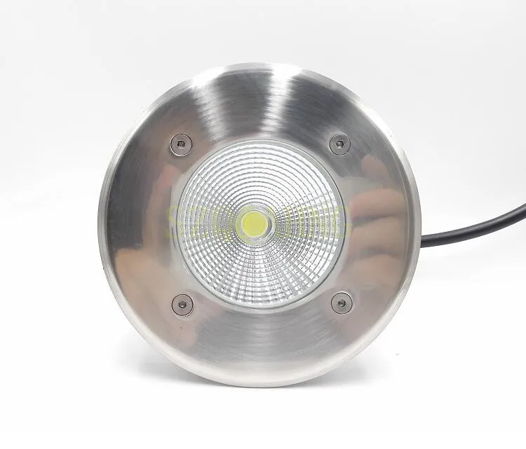 Conduziu a Luz Lâmpada de Ponto Água ao ar Livre sob a Luz do Jardim à Terra Ip68 à Prova Subterrânea - Dc12v D120 * H100mm 15w Cob Dip68 Ac85-265v 1 Cheap Lâmpadas subterrâneas