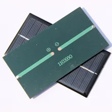 BUEHSHUI 1W 6V Mini Solar Cell Solar Module Polycrystalline Solar Panel DIY Solar Charger Study 110*60*3MM 10pcs/lot Factories