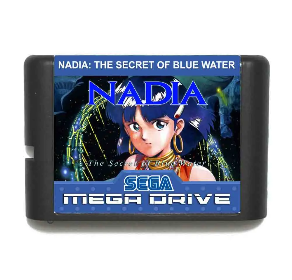 

Nadia 16 bit MD Game Card For Sega Mega Drive For Genesis