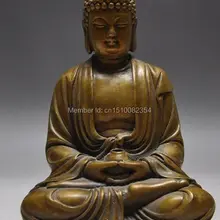 Китай Буддизм бронзовый латунь шакьямуни Татхагата Амитабха статуя Будды Медицины