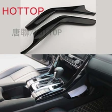 Интерьер автомобиля коробка передач консоль Панель рамка Крышка отделка блесток украшения автомобиля аксессуары для Honda Civic 10th 3 шт