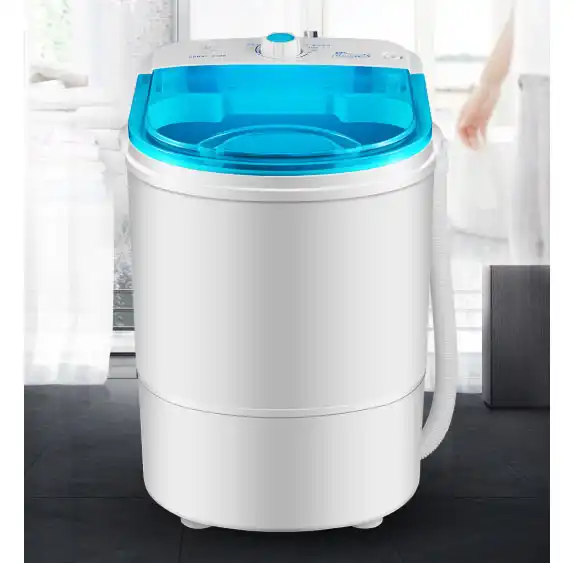 Washing Machine Semi-automatic Single-barrel Washer 4KG Top Open Type 2-in-1 Washing Machine with Separate Timer Control