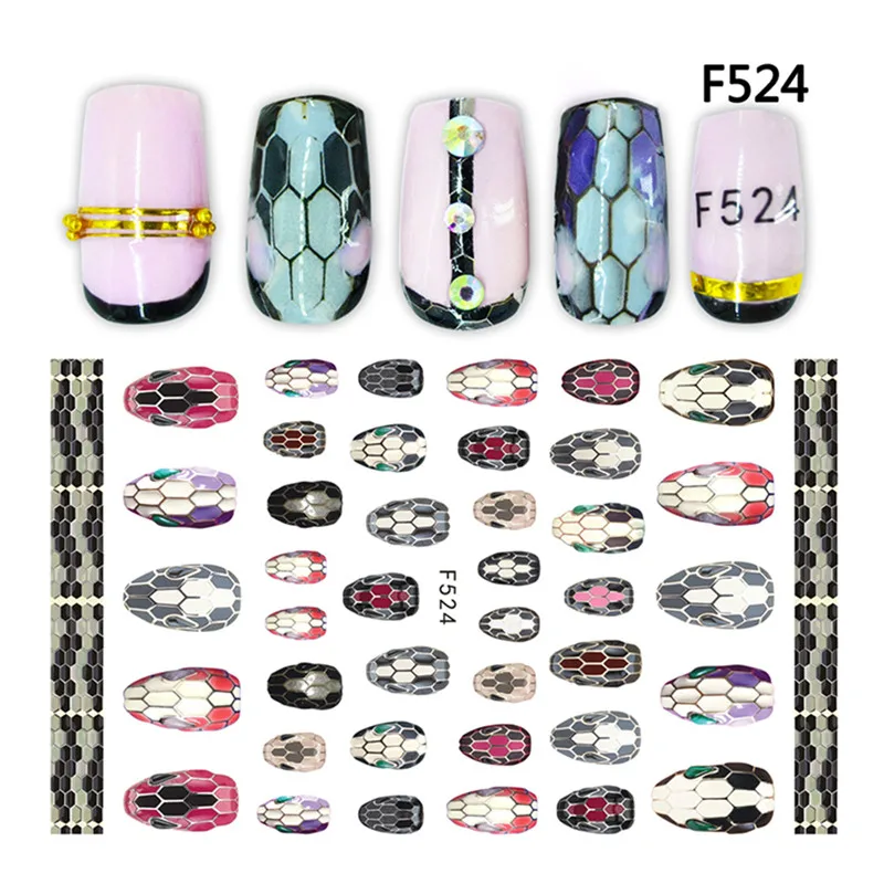 

Manicurara Cute Animal Designs Nail Sticker Set Pink Pig Decal Cute Snake Nail Stickers Water Transfer Slider For Nail Art Decor