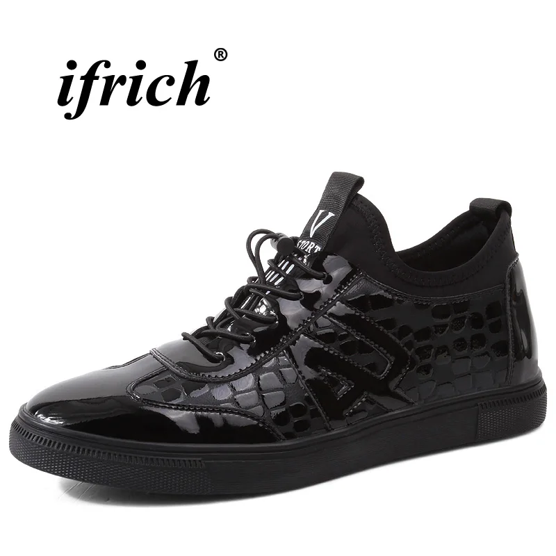 

Young Casual Shoes for Men Black Winter with Fur Male Shoes Elastic Band Casual Brand Men Shoes 2018 New Trend Fashion Sneakers