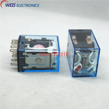 

MY2P HH52P MY2NJ relay 220V AC coil high quality general purpose DPDT micro mini relay Free shipping