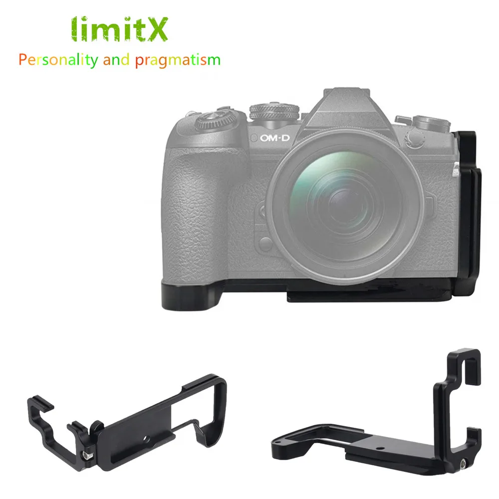 

Quick Release L Plate Holder Hand Grip Tripod Bracket for Olympus OM-D E-M1 Mark II Camera for Benro Arca Swiss Tripod Head