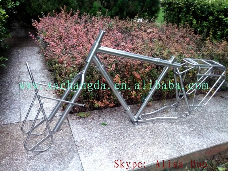 Cheap titanium touring bike frame with S&S coupler titanium 700C bike frame with S&S coupler 3 Cheap titanium touring bike frame with S&S coupler titanium 700C bike frame with S&S coupler 3
