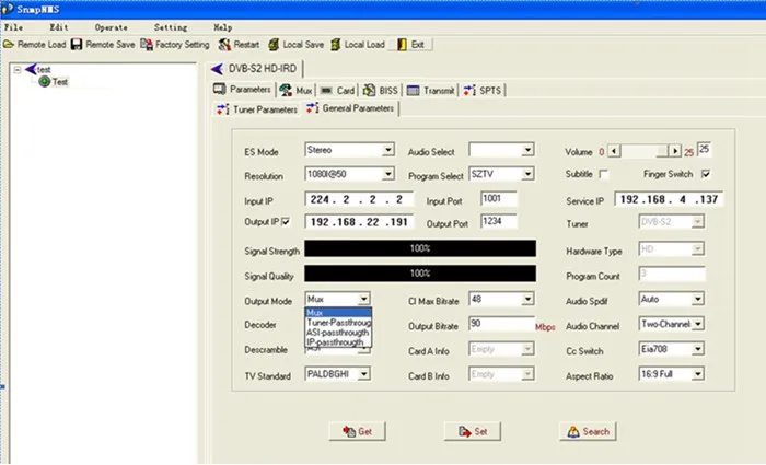 FUTV409X and FUTV407X-Snmp NMS.