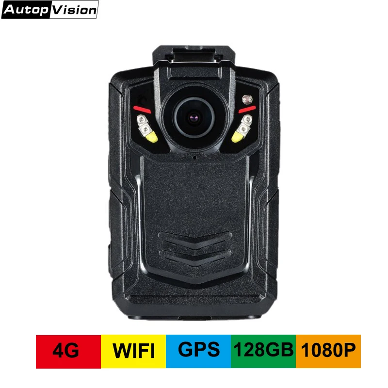  body Worm camera BC002 128GB GPS 4G WIFI 1080P portable recorder for police man Public security gua