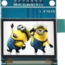 1,27 дюймов 7 P SPI полный Цвет OLED модуль SSD1351 Водительская подушка безопасности 128*96