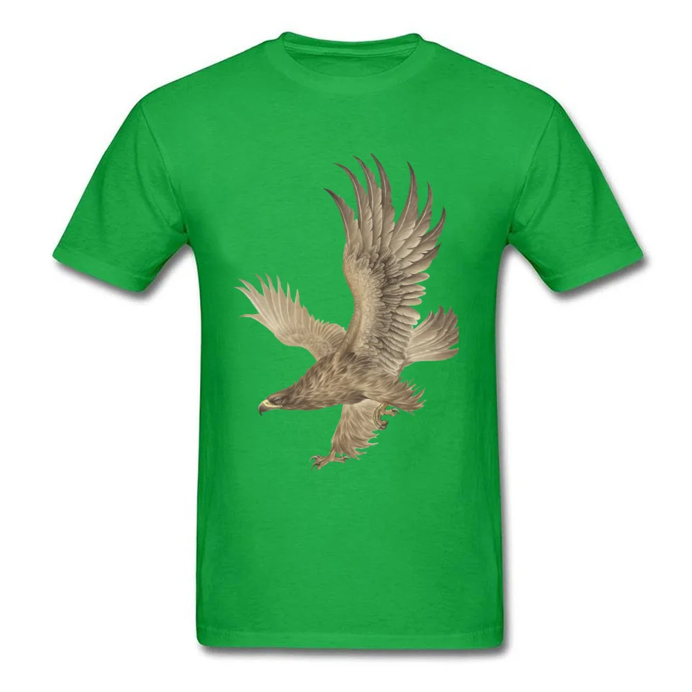 100% Cotton Men Short Sleeve Mongolia Eagle T Shirts Gift Tees Fashionable Normal O Neck Tshirts Top Quality Mongolia Eagle green