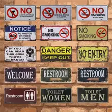 Горячая wifi Бесплатный домашний бар винтажная металлическая вывеска-плакат домашний декор винтажные жестяные вывески для паба винтажные декоративные тарелки настенные художественные 15x30 см C14