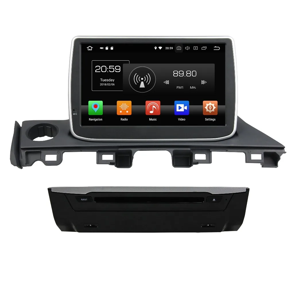 KLYDE 9" 1 Din Android 8.1 Car Radio For Mazda 6 Atenza 2017 Car Stereo