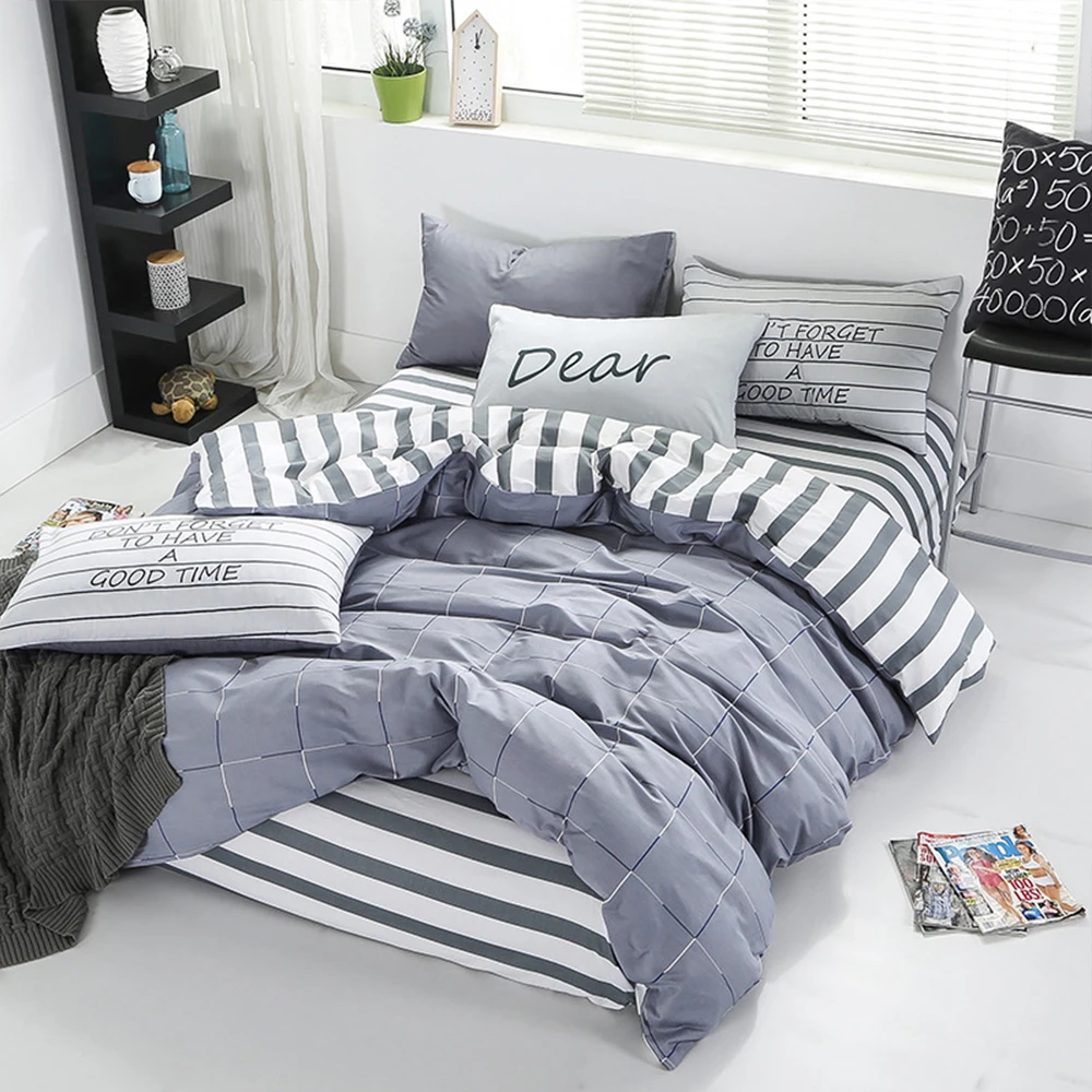 Elegant Bedding Set Pillowcase Sheet Duvet Cover Sets Grey/Blue Bedding Set Cotton Queen/King Size Egyptian Cotton Bedding Elegant Bedding Set Pillowcase Sheet Duvet Cover Sets Grey/Blue Bedding Set Cotton Queen/King Size Egyptian Cotton Bedding